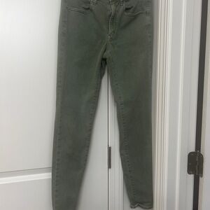 American Eagle Outfitters Olive Skinny Jeans